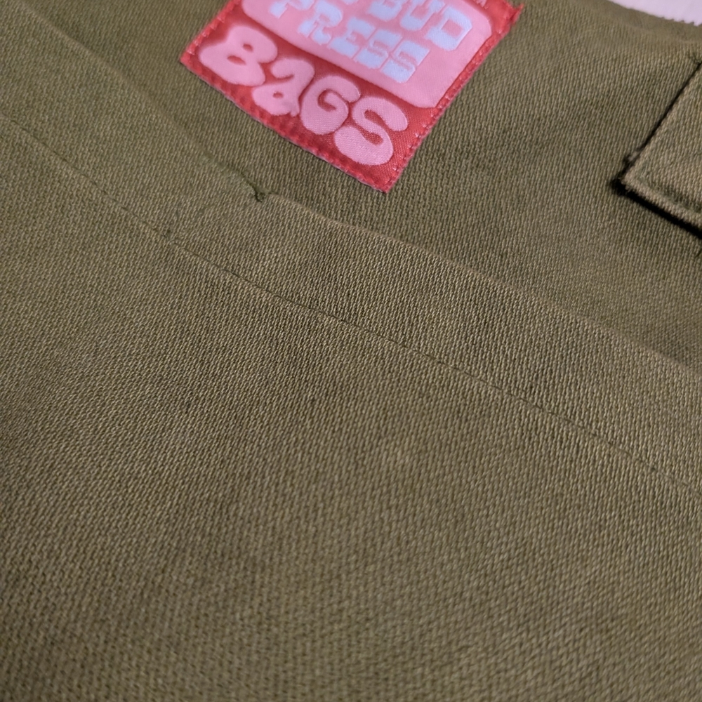 Big Bud Press Olive Green Tote Bag - Picture 3 of 4